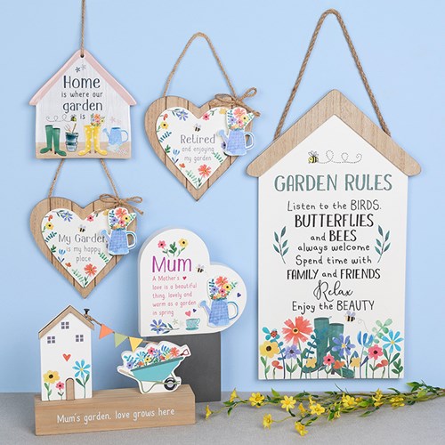 Happy Garden Plaques