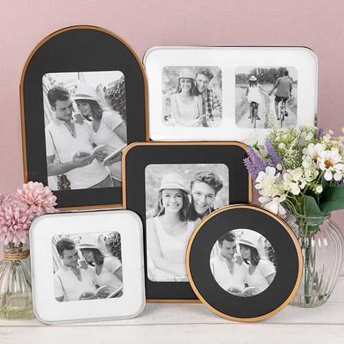 Silver & Gold Curve Frames