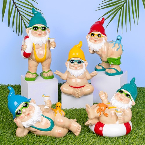 Beach Bum Gnomes