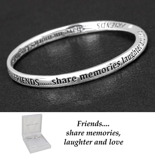 Equilibrium silver bangles top