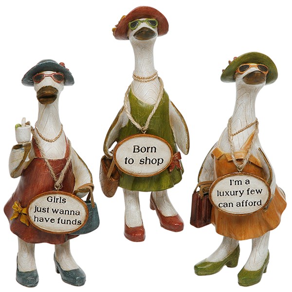 David's Glam Girls Message Duck Small