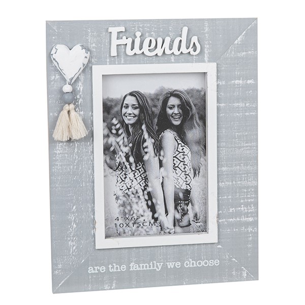 Cool Grey Tassel Frame Friends