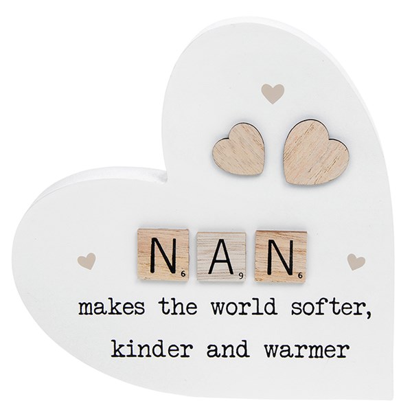Scrabble Sentiment Standing Heart Nan