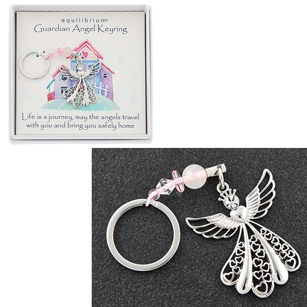 Guardian Angel Gift Box Keyring