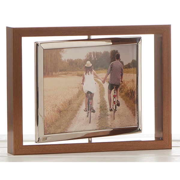 Copper Silver Spin Frame 7x5