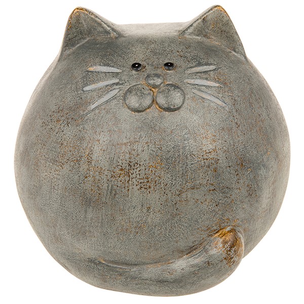 Country Grey Round Cat