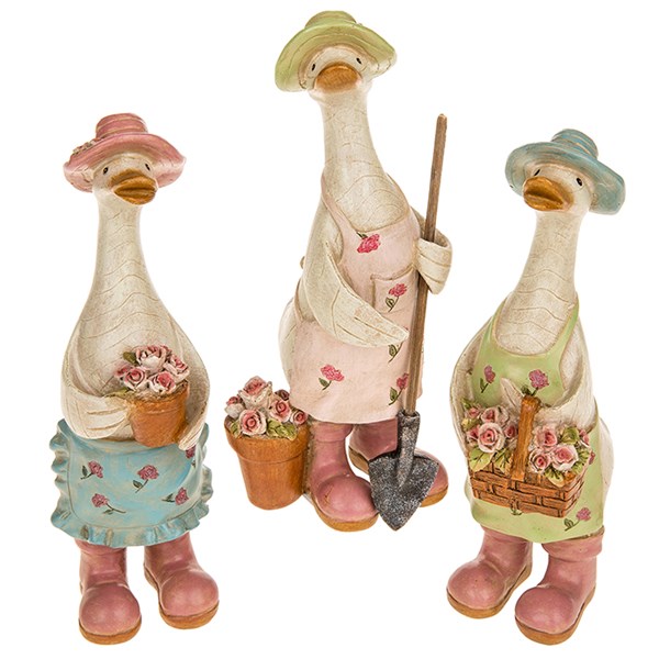 David's Floral Garden Ducks