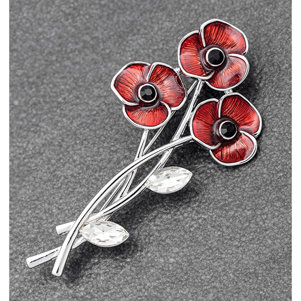 Equilibrium Poppy Posy Brooch