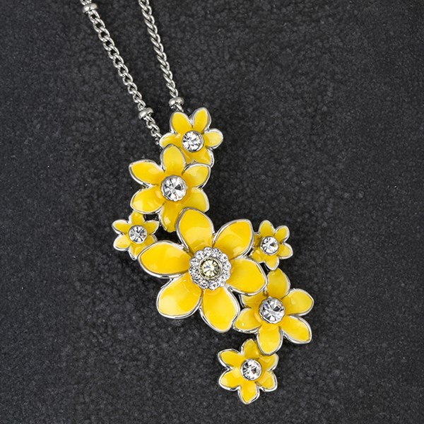 Equilibrium Radiant Daffodil Cluster Necklace