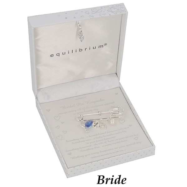Equilibrium Bridal Wedding Pin Keepsake
