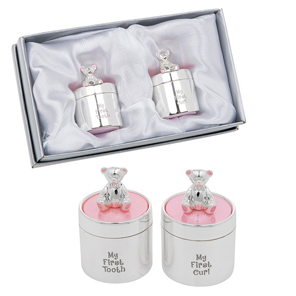 Enamel 1st Tooth & Curl Set Pink