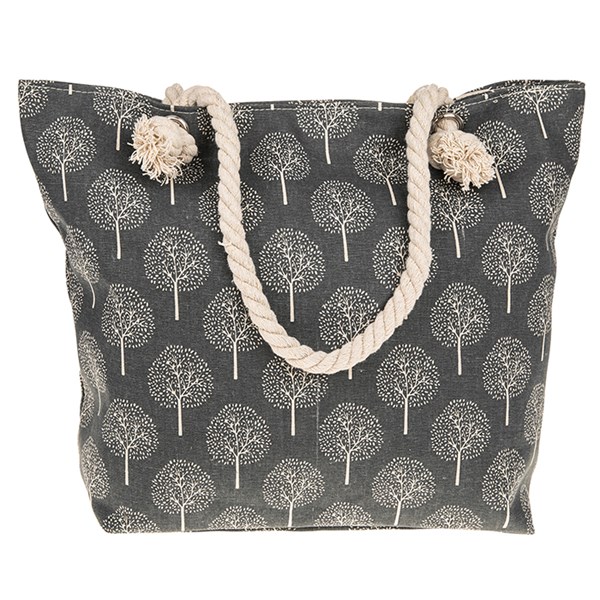 Tree of Life Tote Bag Grey