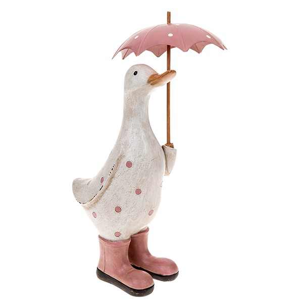 David's Polka Dot Umbrella Duck Pink