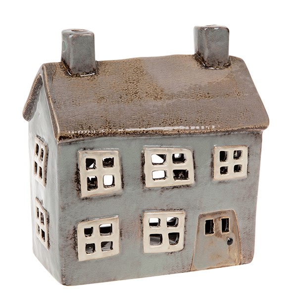 Village Pottery Grey House Tealight