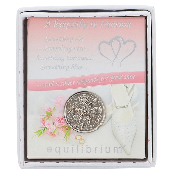 Lucky Sixpence Wedding Keepsake