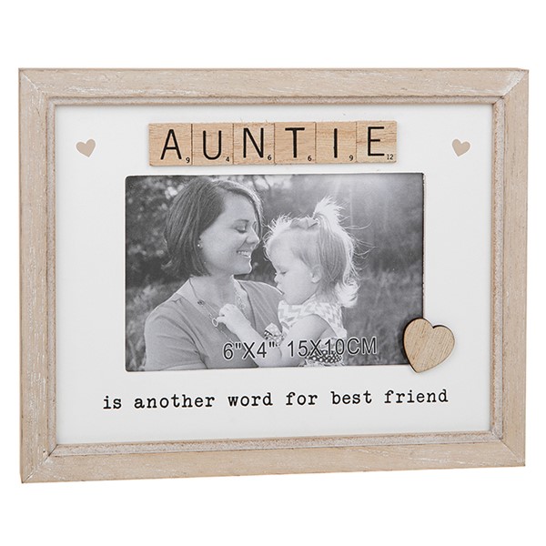 Scrabble Sentiments Frame Auntie