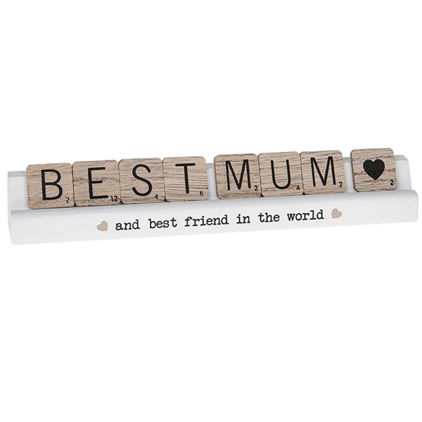 Scrabble Table Plaque Mum