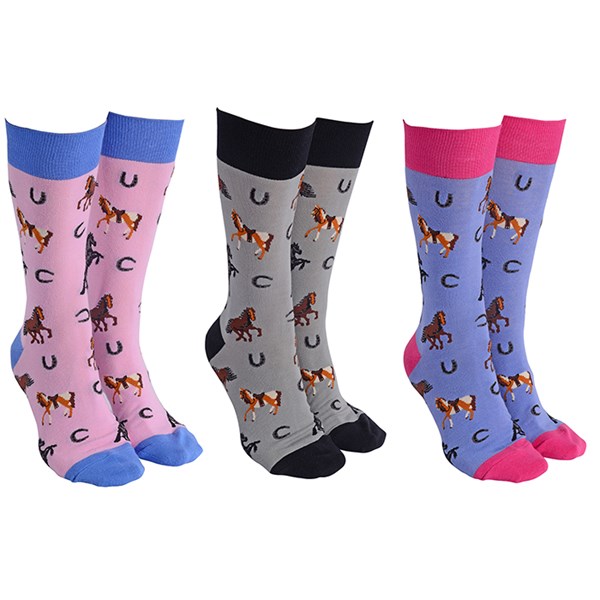 Sock Society Fave 3 Horses