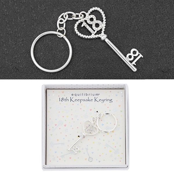 Keepsakes Keyring 18th