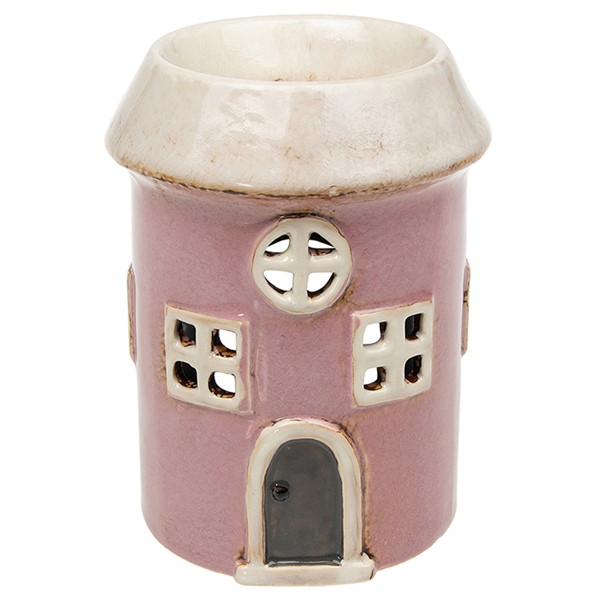 Village Pottery Warmer Round Pink