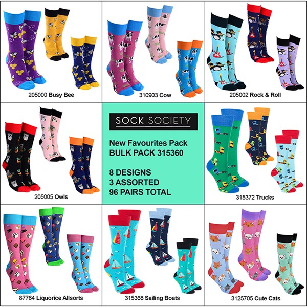 Sock Society New Fave Pack 2