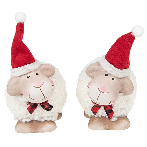 Xmas Shaggy Sheep Medium