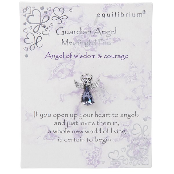 Guardian Angel Pin Wisdom Courage