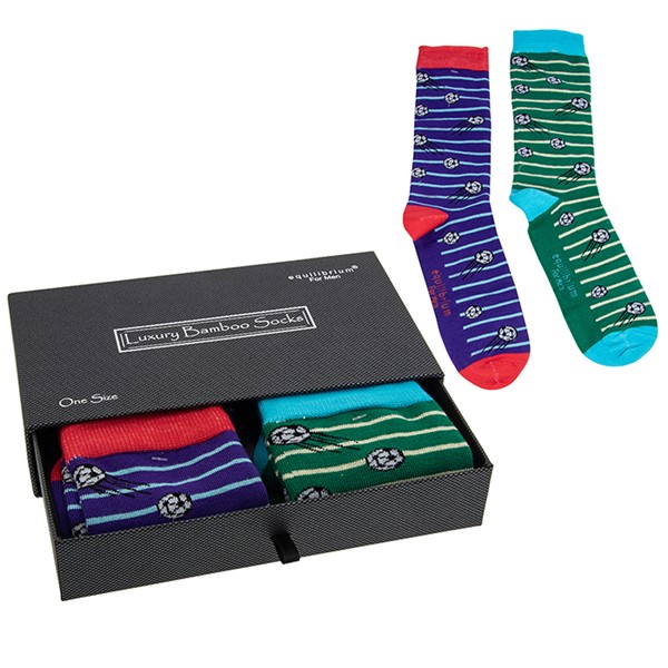 Men's Bamboo Socks Gift Box Footy