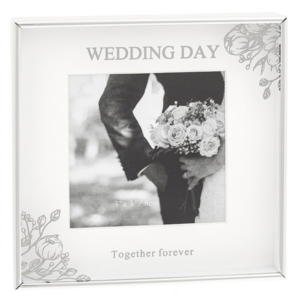 Mirror Floral Frame 3x3 Wedding Day