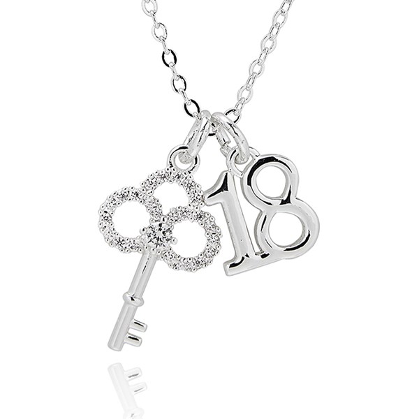 Modern Keepsake Silver Plated Necklace 18th