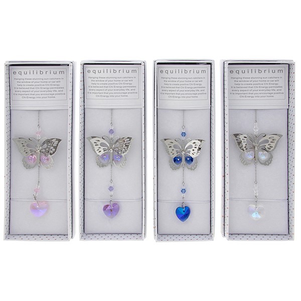 Equilibrium Butterfly Multi Crystal Suncatcher