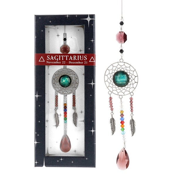 Crystal Zodiac Saggitarius Suncatcher