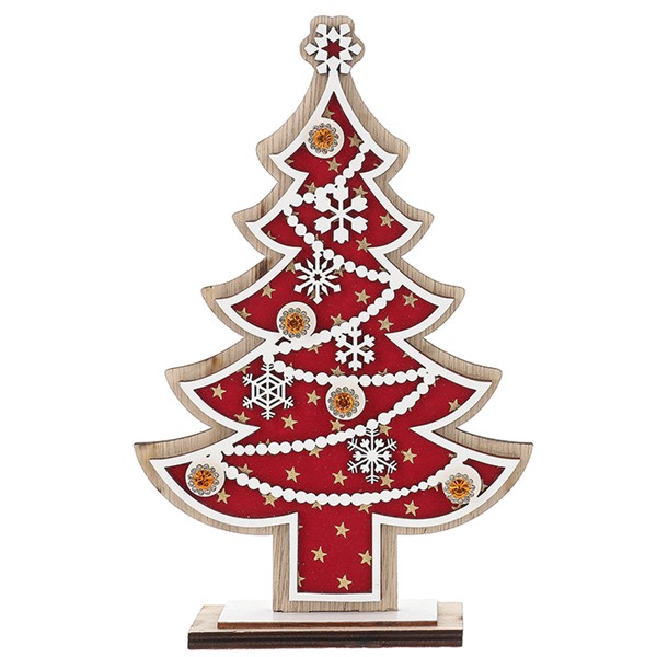 Xmas Craft Small Red Xmas Tree
