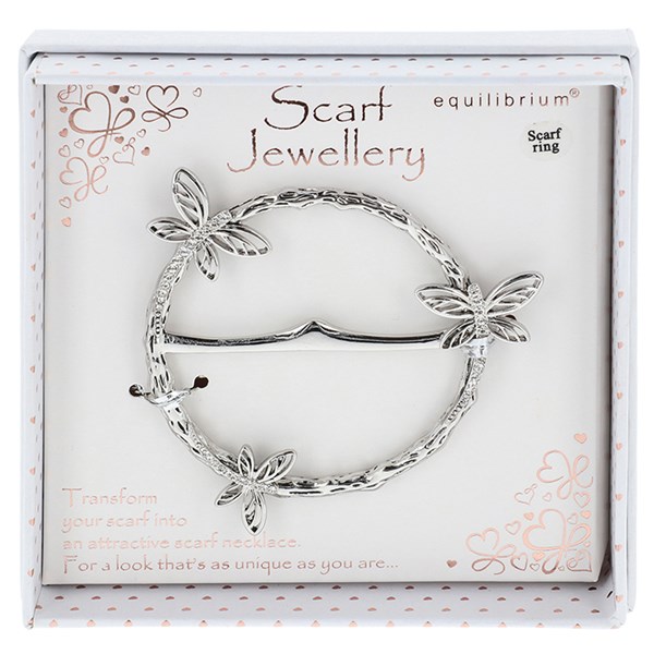 Scarf Ring Sparkle Dragonflies