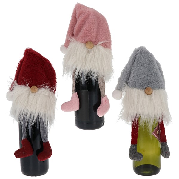 Furry Hat Gonk Wine Cosy