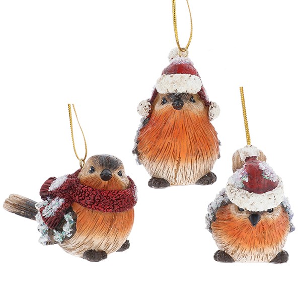 Sweet Festive Robin Hanger