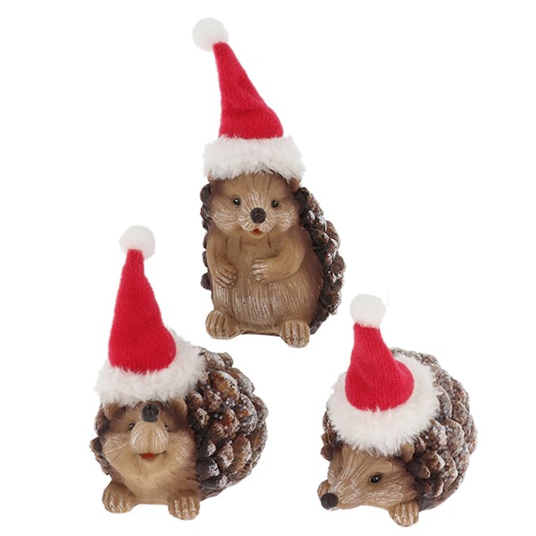 Xmas Pine Cone Hedgehog