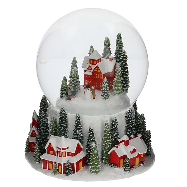 Deluxe Snowglobe Village Traditional