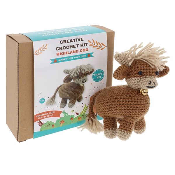Creative Crochet Kit Highland Coo