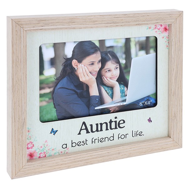Cottage Garden Photoframe Auntie 6x4