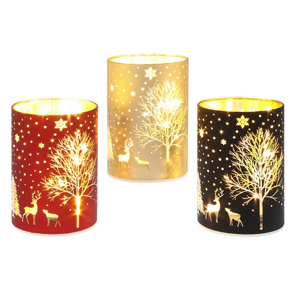 Xmas Glow Lamp Forest Small
