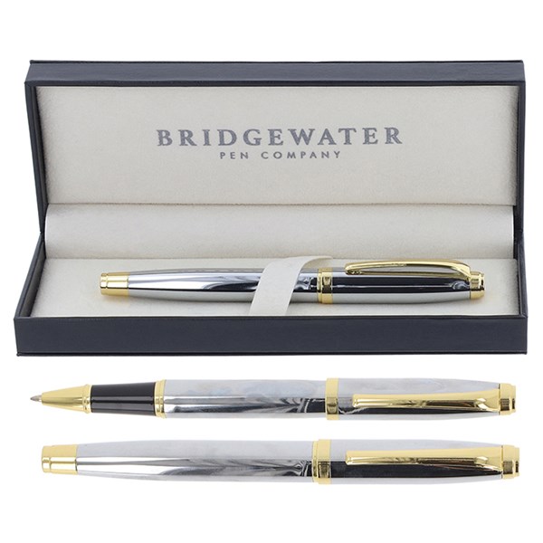 Bridgewater Chester Chrome & Gold Roller Ball