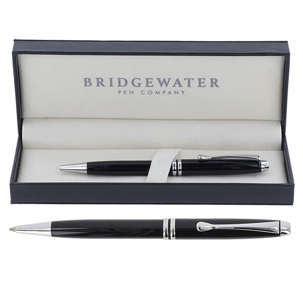 Bridgewater Winchester Gloss Black & Chrome Ball Pen
