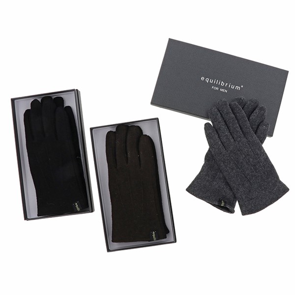 EQ For Men Fleecy Feel Boxed Gloves