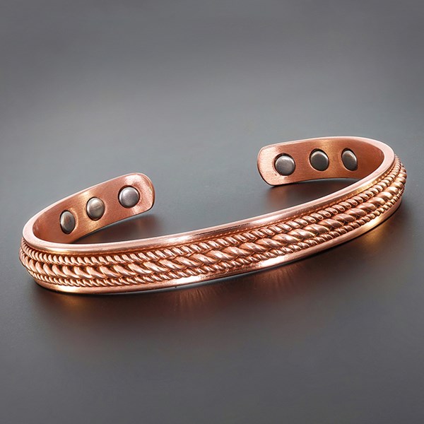 EQ For Men Twist Copper Bangle
