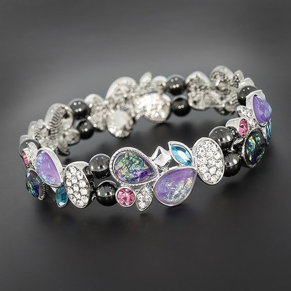 Glitz & Glam Hematite Bracelet