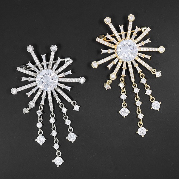 Sparkle Cascade Brooch