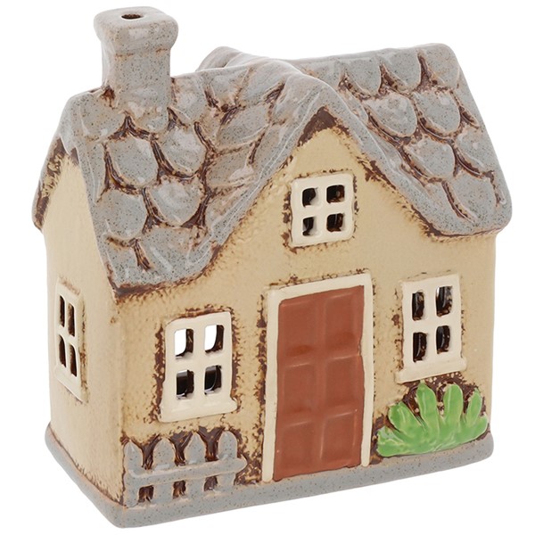 Village Pottery Garden House Light Grey Tealight