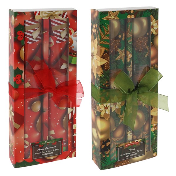 Xmas Garden Drawer Liners Set of 2