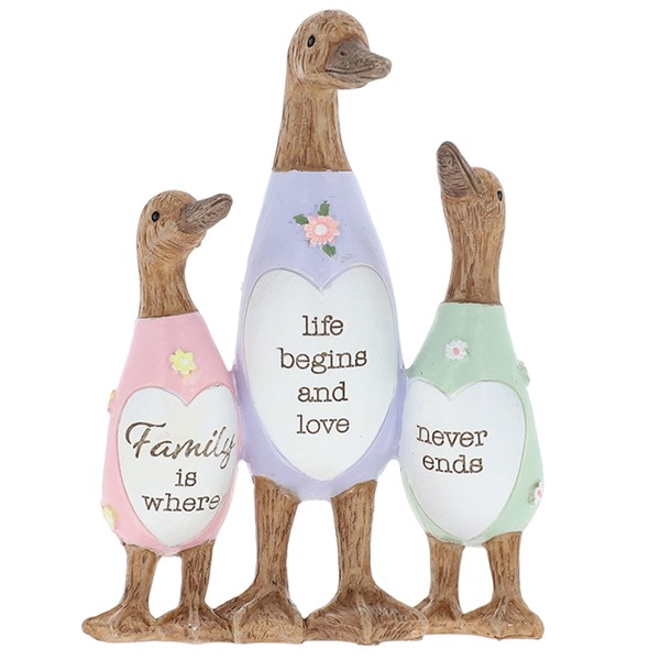 Daisy Message Duck Family Group